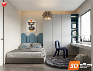 Children Room Scenes Skp FIles 